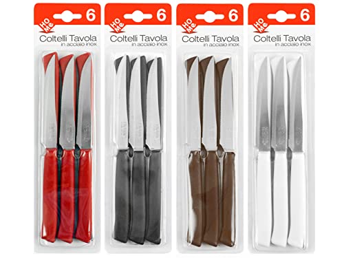 HOME Set Steakmesser x6 Griff 11 cm Küchengeräte von HOME