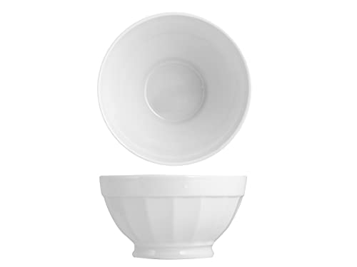 Home 8003512850943 12 SCODELLE PCL COSTE NAPOLI BB 14, Porcelain, White von HOME