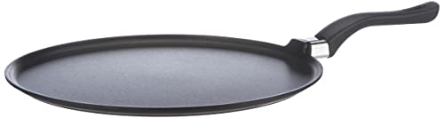 Home Granchef Crepespfanne Antihaftbeschichtet mit Griff, Aluminium, schwarz, 32 cm von HOME