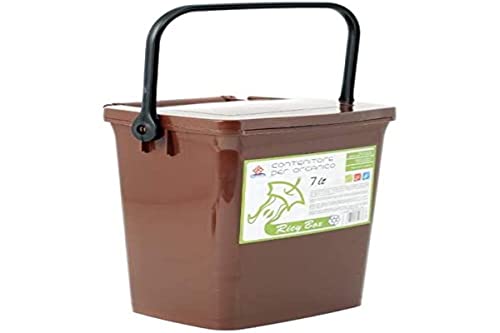 Home ricybox feuchten Aufbewahrungsbox mit Deckel, 7 Liter, Kunststoff, braun, 24.5 x 26.5 x 20.5 cm Home ricybox feuchten Aufbewahrungsbox mit Deckel, 7 Liter, Kunststoff, braun, 24.5 x 26.5 x 20.5 cm von HOME