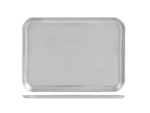 Vassoio inox pasticc rettangolare cm23x16,5 von Home