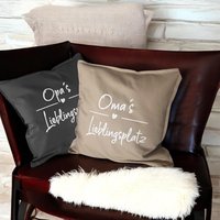 Kissenbezug Oma's /Opa's Lieblingsplatz. Geschenkidee Kissenbezug Oma's /Opa's Lieblingsplatz. Geschenkidee von Home26Shop