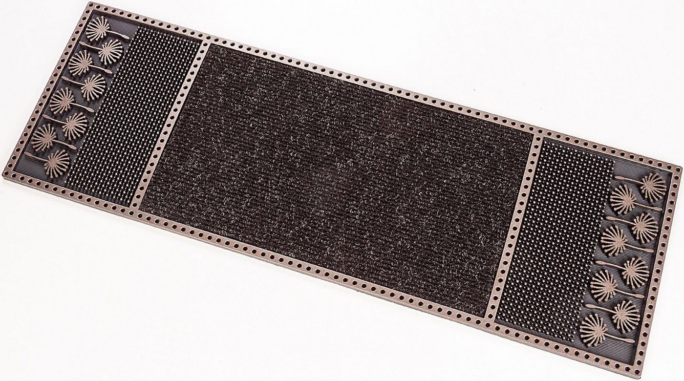 Fußmatte CC Clean Dandeli, Home2Fashion, rechteckig, Höhe: 8 mm, schmale Schmutzfangmatte, strapazierfähig, In- und Outdoor geeignet von Home2Fashion