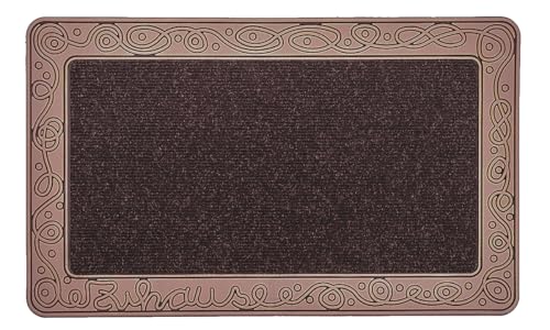 Home2Fashion PUR | Urban Clean Zuhause Kombirelief, Fußmatte, Eingangsmatte Innen- und Außenbereich, Bronce-metallic, ca. 75 x 45 cm 321550 Home2Fashion PUR | Urban Clean Zuhause Kombirelief, Fußmatte, Eingangsmatte Innen- und Außenbereich, Bronce-metallic, ca. 75 x 45 cm 321550 von Home2Fashion