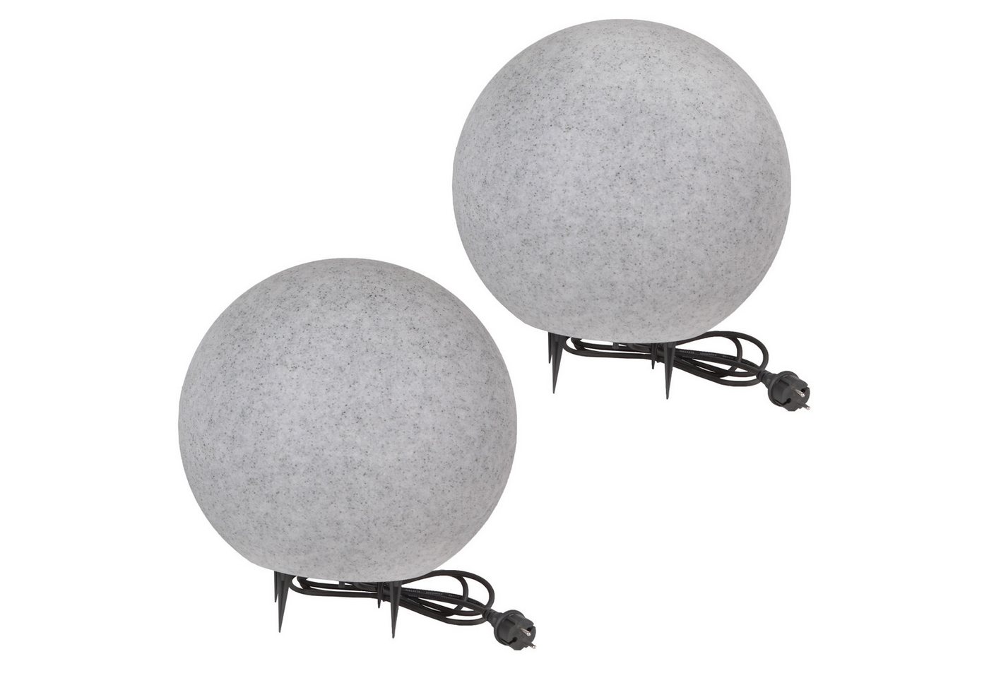 Home4Living Kugelleuchte Kugellampe Gartenlampe Außenleuchte Granit-Optik 2er Set, ohne Leuchtmittel, Dekorativ Home4Living Kugelleuchte Kugellampe Gartenlampe Außenleuchte Granit-Optik 2er Set, ohne Leuchtmittel, Dekorativ von Home4Living