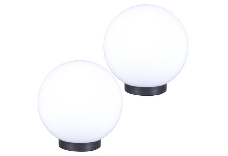 Home4Living Kugelleuchte Kugellampen Außenleuchte 2er Set 15/15cm weiß Gartenlampe, ohne Leuchtmittel, Dekorativ von Home4Living