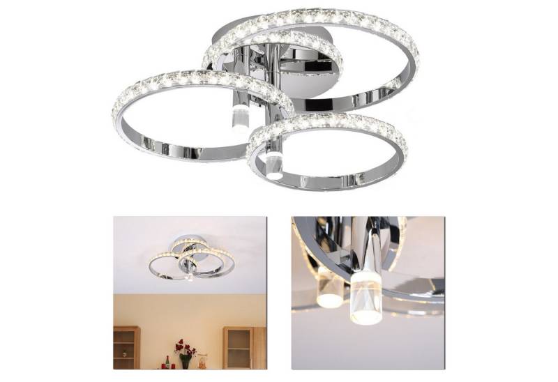 Home4Living LED Deckenleuchte Wohnzimmerlampe Deckenlampe 31W modern Lichtringe 230V, inkl. Leuchtmittel, dimmbar Home4Living LED Deckenleuchte Wohnzimmerlampe Deckenlampe 31W modern Lichtringe 230V, inkl. Leuchtmittel, dimmbar von Home4Living