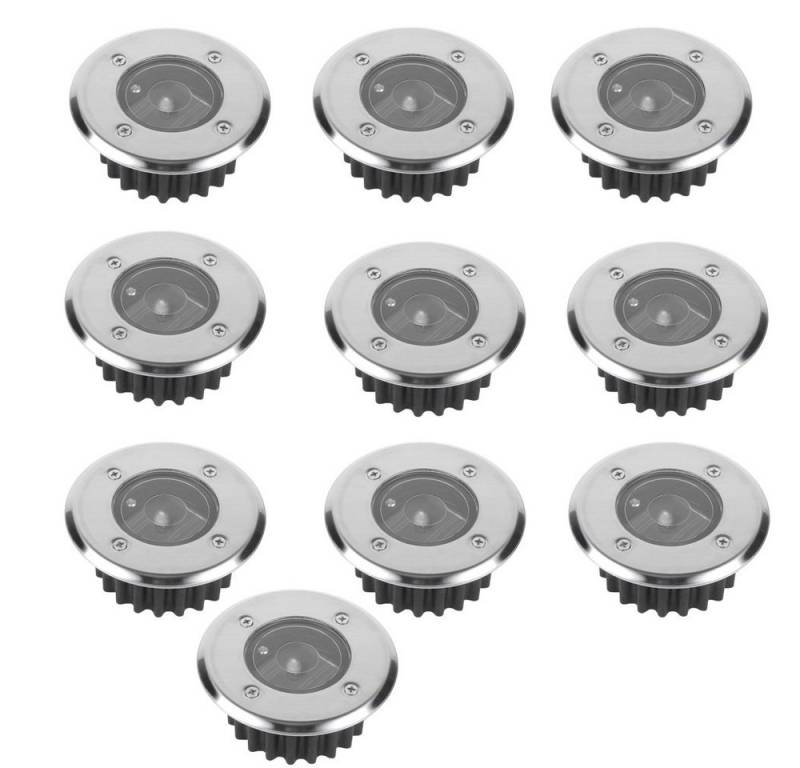 Home4Living LED Solarleuchte LED Solar Bodeneinbaustrahler Bodeneinbauleuchte Sets rund, Dämmerungssensor, inkl. LED, Solarbetrieb Home4Living LED Solarleuchte LED Solar Bodeneinbaustrahler Bodeneinbauleuchte Sets rund, Dämmerungssensor, inkl. LED, Solarbetrieb von Home4Living