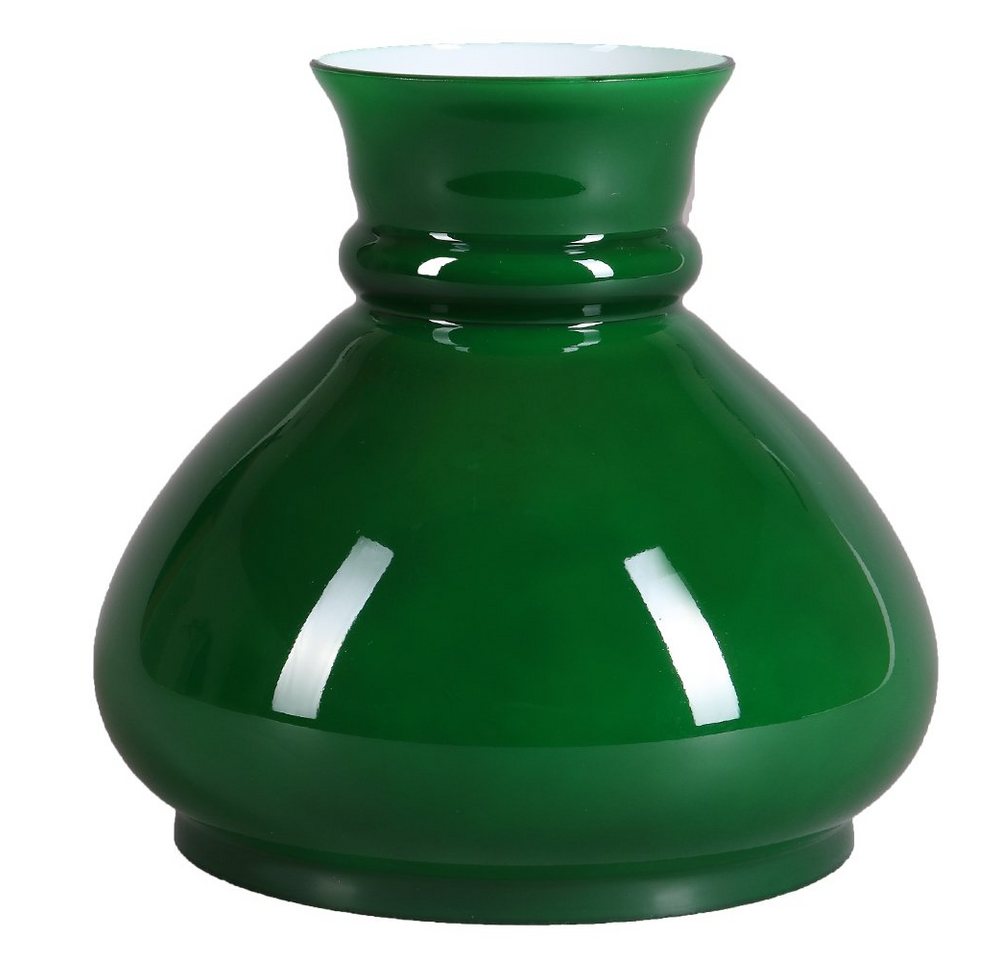 Home4Living Lampenschirm Petroleumglas Ø 145mm Beige,Grün,Weiß Lampenglas Ersatzglas von Home4Living