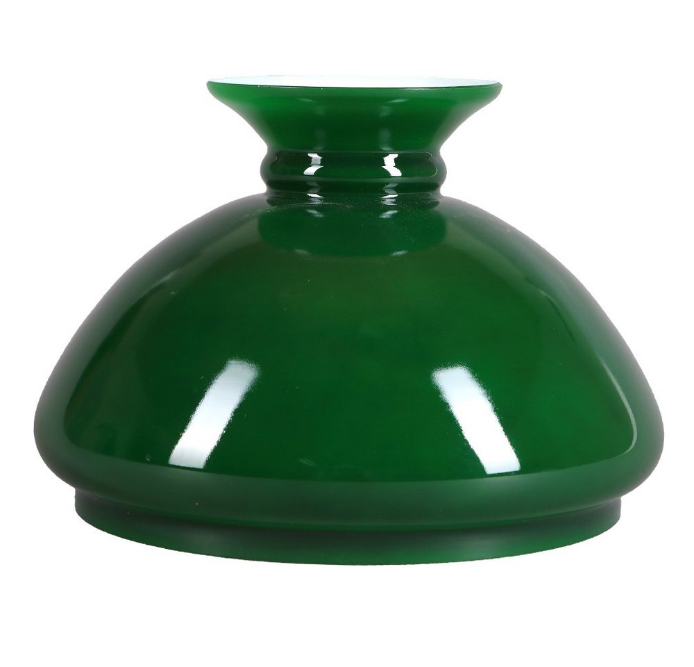 Home4Living Lampenschirm Petroleumglas Ø 218mm Grün, Weiß, Beige Lampenglas von Home4Living
