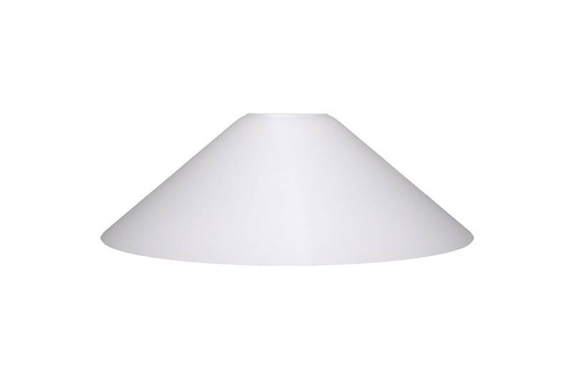 Home4Living Lampenschirm Schusterschirm Vestaschirm weiß matt Ø 250mm Lampenglas, Glänzend von Home4Living