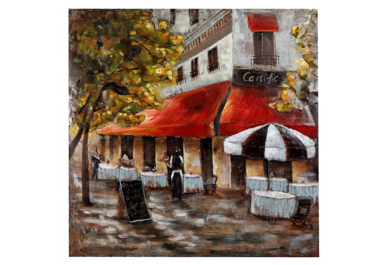 Home4Living Metallbild Wandbild Italy handgefertigt Relief Kunst Metallbild Unikat, Italy, handgefertigt von Home4Living