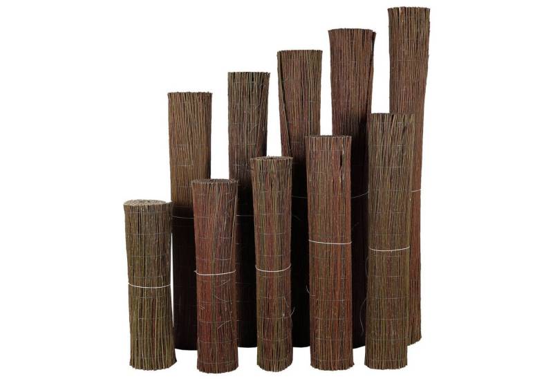 Home4Living Sichtschutzzaunmatten Sichtschutzmatte Weidenmatte H:80-200cm Zaun Windschutz 3/5m, Naturprodukt von Home4Living
