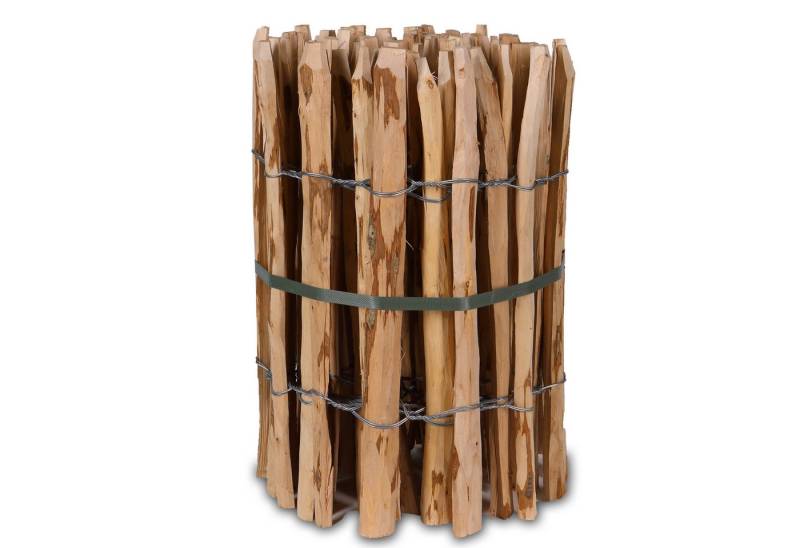 Home4Living Staketenzaun Haselnusszaun Teichumrandung 5m Gartenzaun 4-6cm Lattenabstand, Naturprodukt, witterungsbeständig, langlebig, unbehandelt Home4Living Staketenzaun Haselnusszaun Teichumrandung 5m Gartenzaun 4-6cm Lattenabstand, Naturprodukt, witterungsbeständig, langlebig, unbehandelt von Home4Living