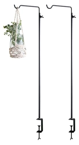 Home4You Deko-Tischhaken - Schwarz - Metall - H 90 cm - 2er Set von Home4You