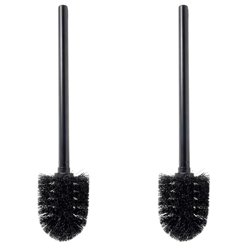 Home4You Ersatzbürsten - H 35 cm - Schwarz - Kunststoff - 2er Set von Home4You
