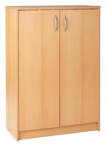 Home4You Kommode mit 2 Türen - Buche - 74 cm breit - Sideboard Mehrzweckschrank von Home4You