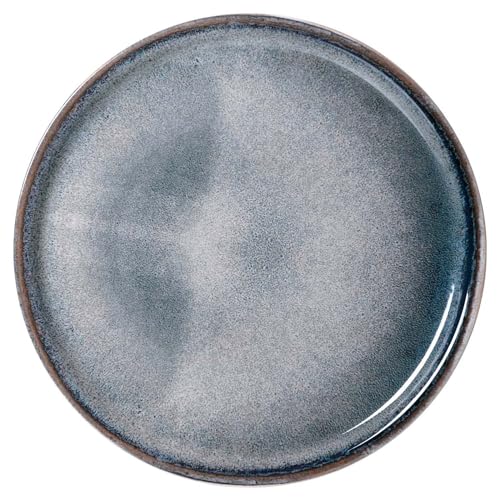 Home4You Pizzateller - Blaugrau - Steinzeug - Ø 30 cm von Home4You