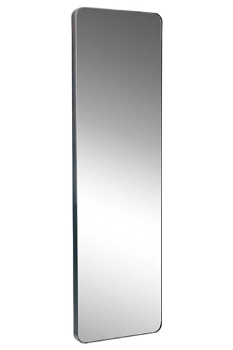Home4You Rahmenspiegel Wandspiegel Flurspiegel | 30x100 cm | Metall | Schwarz von Home4You