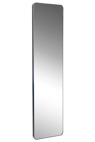 Home4You Rahmenspiegel Wandspiegel Flurspiegel | 30x150 cm | Metall | Schwarz von Home4You