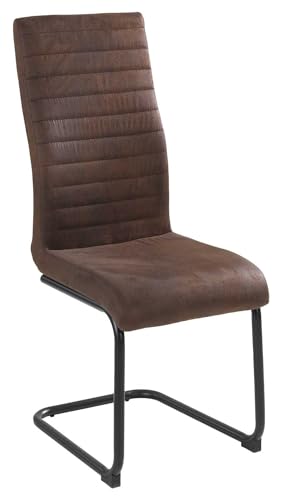 Home4You Schwingstuhl Freischwinger Esszimmerstuhl | Mikrofaser | Braun Home4You Schwingstuhl Freischwinger Esszimmerstuhl | Mikrofaser | Braun von Home4You