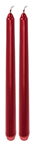 Home4You Stabkerzen - Rot - Paraffinwachs - 2 x 22 cm - 2er Set von Home4You