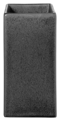 Vase - Schwarz - Keramik - H 16 cm von Home4You
