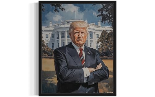 Donald Trump at White House President Wall Art Print Poster, Official Presidential Portrait Artwork Decor Gallery Collection, Painting Vintage Art Decor 85 (Donald Trump at White House, 20,3 x 25,4 cm Donald Trump at White House President Wall Art Print Poster, Official Presidential Portrait Artwork Decor Gallery Collection, Painting Vintage Art Decor 85 (Donald Trump at White House, 20,3 x 25,4 cm von HomeArtPrint