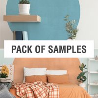 Packung Mit 16 Mustern, Bogenaufkleber in Bettgröße, Farbblock-Wandaufkleber, Farbblockierung - Artikelnummer Spcb von HomeArtStickers