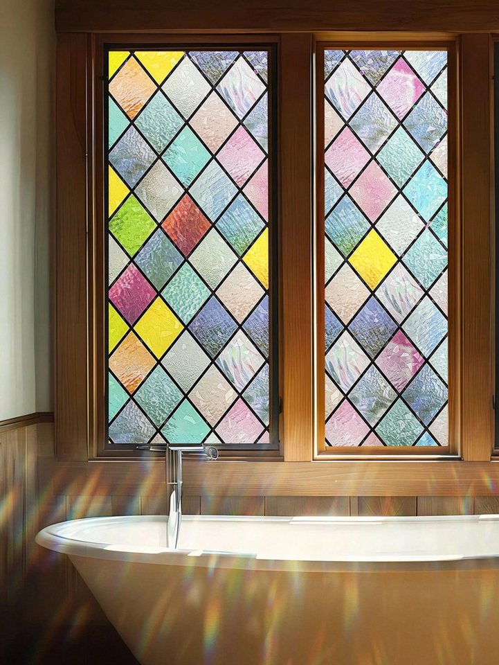 HomeBella Fensterfolie Dekorative Fensterfolie Sichtschutz selbsthaftend, Lichtdurchlaessig und blickdicht fuer Glasflaechen HomeBella Fensterfolie Dekorative Fensterfolie Sichtschutz selbsthaftend, Lichtdurchlaessig und blickdicht fuer Glasflaechen von HomeBella
