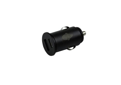Autolader Green Mouse USB-A 1x USB-C 1x 2.4A zwart von HomeBox