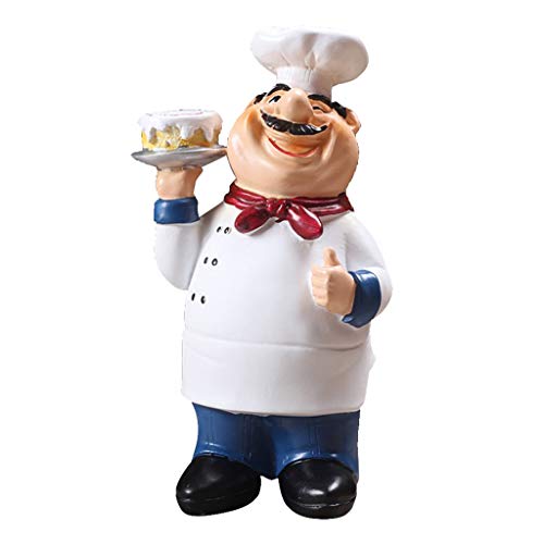 HomeDecTime Chefkoch Figur Kochen Koch Küche Deko - Kuchen von HomeDecTime