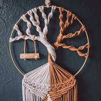 Traumfänger 25 cm Ring Makramee Boho Lebensbaum Groß Baum Zweifarbig Wandbehang Taufe Geburt Geschenkidee Traumfänger 25 cm Ring Makramee Boho Lebensbaum Groß Baum Zweifarbig Wandbehang Taufe Geburt Geschenkidee von HomeDecoFactory