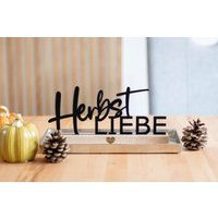 Herbstdeko Deko Zum Hinstellen Herbst Liebe Tischdeko Mitbringsel Flur Holz Schwarz Geschenkideen Geburtstagsgeschenk Herbstdekoration Herbstdeko Deko Zum Hinstellen Herbst Liebe Tischdeko Mitbringsel Flur Holz Schwarz Geschenkideen Geburtstagsgeschenk Herbstdekoration von HomeDecoLove