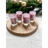 Mini Kerze Weihnachtskerze Im Glas Adventskerzen Adventskranz Mit Zahlen Wichtelgeschenk Weihnachten Kerzen Advent Mini Kerze Weihnachtskerze Im Glas Adventskerzen Adventskranz Mit Zahlen Wichtelgeschenk Weihnachten Kerzen Advent von HomeDecobyLaura