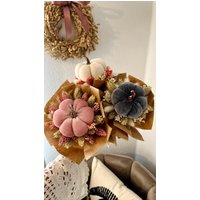 Trockenblumenstrauß Herbstdeko Kürbis Herbststrauß Trockenblumen Herbstliche Kürbisse Strauß Für Vase Dekoration Herbst Geschenk Mini von HomeDecobyLaura