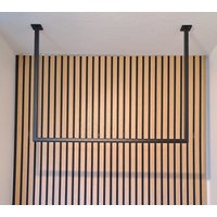 Garderobenstange I Kleiderstange Garderobe Decke Metall Massiv Industrie von HomeDesignByLia