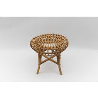 Aewsone Bamboo Stool By Franco Albini, 1950S Italy von HomeDorado