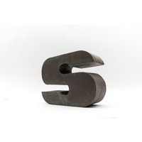 Beautiful Patinated Copper Letter "S." Mid-Century Modern, 1960S Germany von HomeDorado