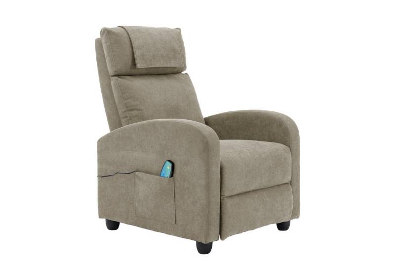 HomeGuru Massagesessel Relaxsessel,Fernsehsessel,Ruhesessel,Liegefunktion,Vibration,Heizung (Einzelsessel, 1-St., Packung), mit Relaxfunktion von HomeGuru