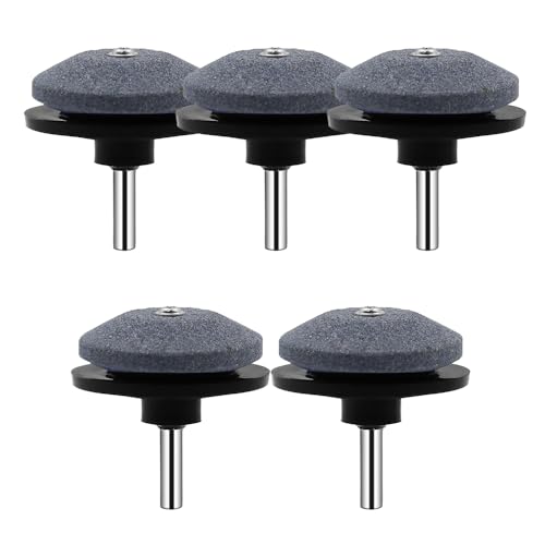 HomeJoySet 2025 Neue Rasenmäher-Klingenschärfer-Sets – Universal for Motor-/Handbohrmaschinen, 3-teilig (rot)​(B,5) von HomeJoySet