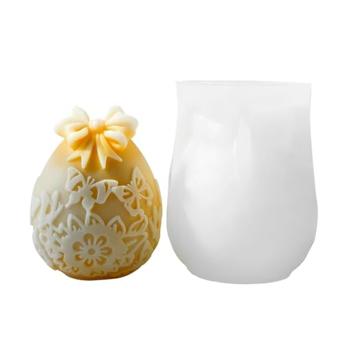 HomeJoySet Ostereier-Kerzenform – Hasenei-Silikonform For Harz, Seife Und Aromatherapie-Kerzen-Dekor(J-5203) von HomeJoySet