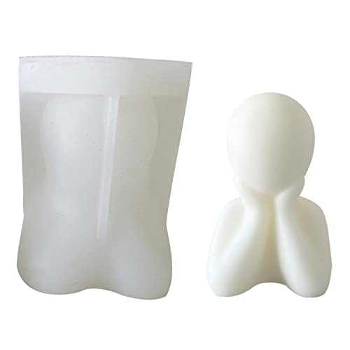HomeJoySet Silikon-Tonformen In Menschenform, Wangenstützformen For Handarbeiten Und DIY-Projekte von HomeJoySet
