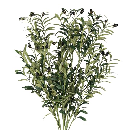 HomeKaren Künstliche Olivenzweig, grüne Stiele, künstliche Pflanzen, 99 cm, 3 Stück HomeKaren Künstliche Olivenzweig, grüne Stiele, künstliche Pflanzen, 99 cm, 3 Stück von HomeKaren