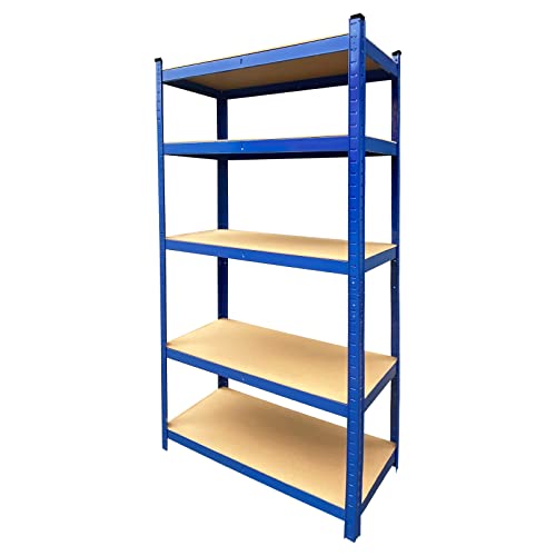 170cmx75cmx30cm Steckregal Lagerregal Kellerregal Regal Werkstattregal, Größen Und Farben Wählbar, Blau Beschichtet 875kg, 5 Jahre Garantie 170cmx75cmx30cm Steckregal Lagerregal Kellerregal Regal Werkstattregal, Größen Und Farben Wählbar, Blau Beschichtet 875kg, 5 Jahre Garantie von HomeKingdom