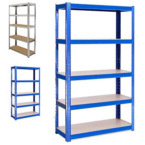 200cmx100cmx50cm Steckregal Lagerregal Kellerregal Regal Werkstattregal, Größen Und Farben Wählbar, Blau Beschichtet 875kg, 5 Jahre Garantie 200cmx100cmx50cm Steckregal Lagerregal Kellerregal Regal Werkstattregal, Größen Und Farben Wählbar, Blau Beschichtet 875kg, 5 Jahre Garantie von HomeKingdom