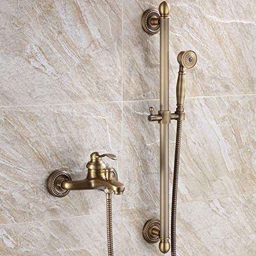 HomeLava Duscharmatur Wandmontage Einhand mit Handbrause in Antik Messing HomeLava Duscharmatur Wandmontage Einhand mit Handbrause in Antik Messing von HomeLava