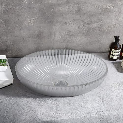 HomeLava Modern Glas Waschbecken Waschschale Aufsatzwaschbecken Waschtisch Gäste WC mit Ablaufgarnitur HomeLava Modern Glas Waschbecken Waschschale Aufsatzwaschbecken Waschtisch Gäste WC mit Ablaufgarnitur von HomeLava