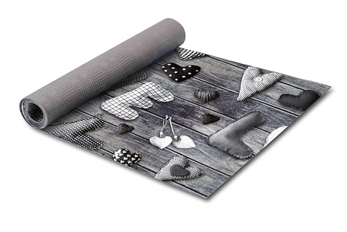 HomeLife PVC Küchenläufer waschbar & rutschfest | 52 × 200 cm | PVC Teppich Läufer für Küche, Flur & Bad | Polyester Teppich für Eingangsbereich Innen & Außenbereich | Herzstück HomeLife PVC Küchenläufer waschbar & rutschfest | 52 × 200 cm | PVC Teppich Läufer für Küche, Flur & Bad | Polyester Teppich für Eingangsbereich Innen & Außenbereich | Herzstück von HomeLife