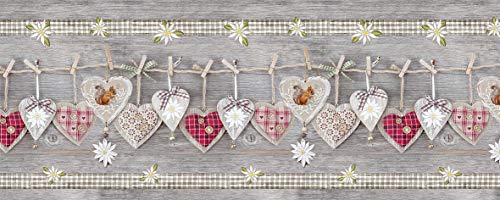 HomeLife PVC Küchenläufer waschbar & rutschfest | 52 × 240 cm | PVC Teppich Läufer für Küche, Flur & Bad | Polyester Teppich für Eingangsbereich Innen & Außenbereich | Bunte Stoff Herzen HomeLife PVC Küchenläufer waschbar & rutschfest | 52 × 240 cm | PVC Teppich Läufer für Küche, Flur & Bad | Polyester Teppich für Eingangsbereich Innen & Außenbereich | Bunte Stoff Herzen von HomeLife